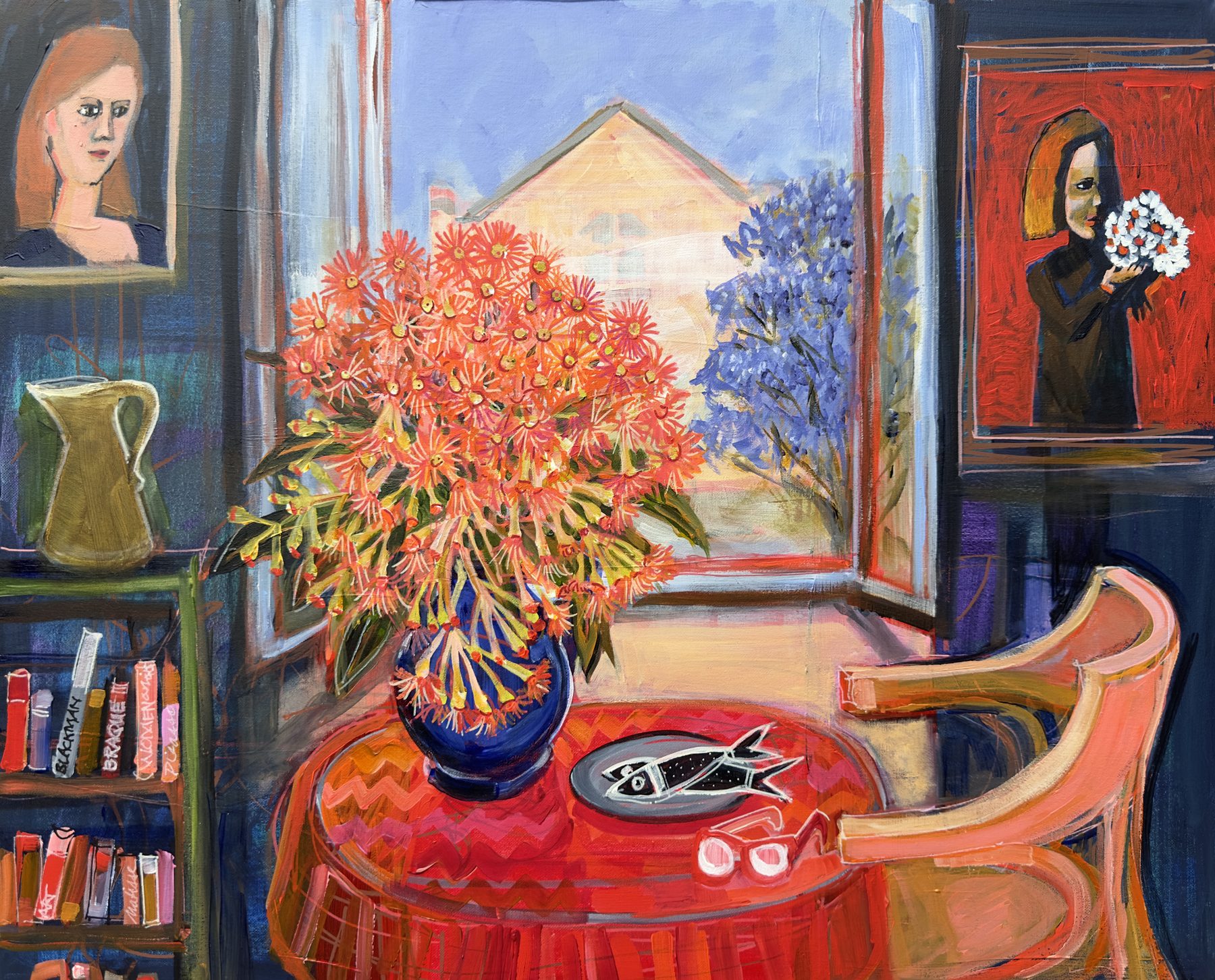 Red Gum Blackman, a work by Christine Webb