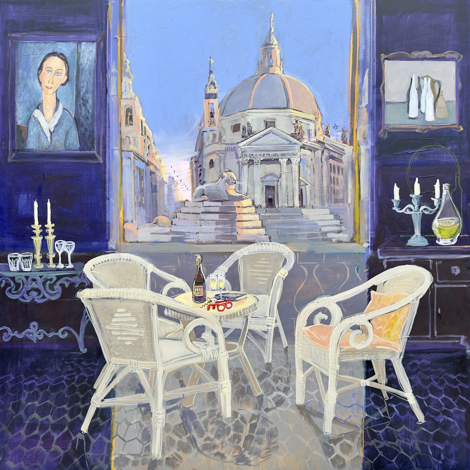 Rome - Enchanted Evening, a work by Christine Webb