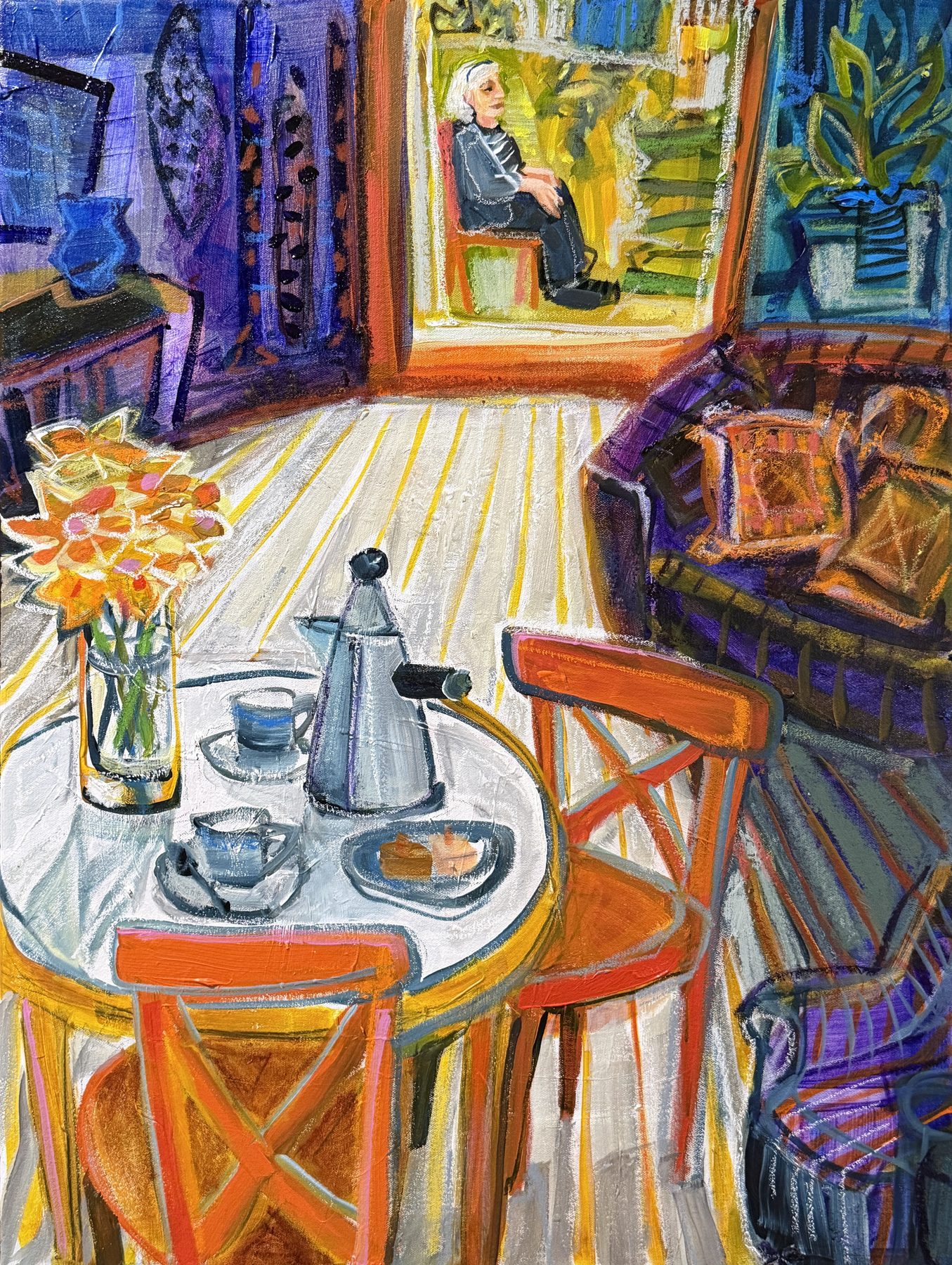 Visiting Elisabeth, a work by Christine Webb